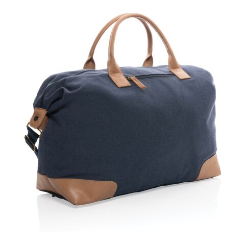 Impact AWARE™ 16 oz. rCanvas große Wochenendtasche blau | ohne Werbeanbringung | Nicht verfügbar | Nicht verfügbar | Nicht verfügbar