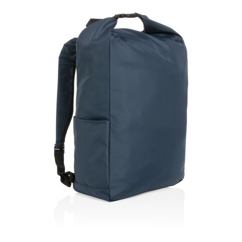 Impact AWARE™ RPET Basic Rolltop-Rucksack marineblau | ohne Werbeanbringung | Nicht verfügbar | Nicht verfügbar | Nicht verfügbar