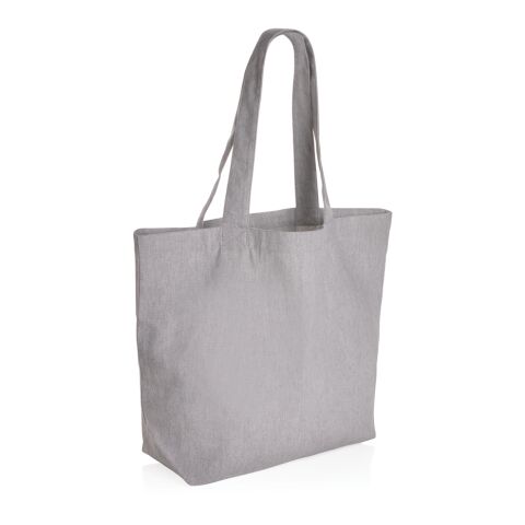 Impact Aware™ 240g/m² rcCanvas Shopper + Tasche, ungefärbt grau | ohne Werbeanbringung | Nicht verfügbar | Nicht verfügbar | Nicht verfügbar
