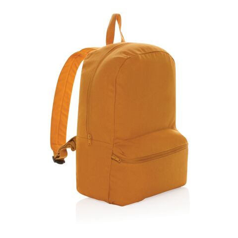 Impact Aware™ 285g/m² Rucksack aus Recycled Canvas Sonnenuhr Orange | ohne Werbeanbringung | Nicht verfügbar | Nicht verfügbar | Nicht verfügbar