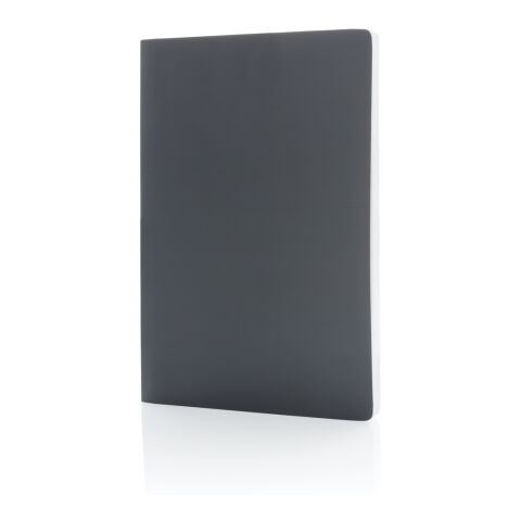 Impact Softcover A5 Notizbuch mit Steinpapier grau | ohne Werbeanbringung | Nicht verfügbar | Nicht verfügbar