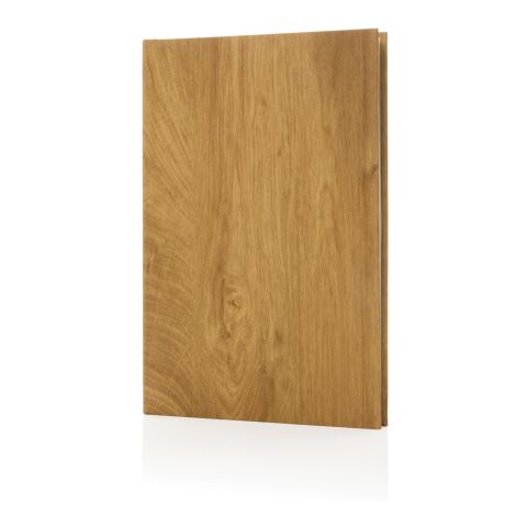 Kavana A5 Notizbuch mit Holz-Print braun | ohne Werbeanbringung | Nicht verfügbar | Nicht verfügbar