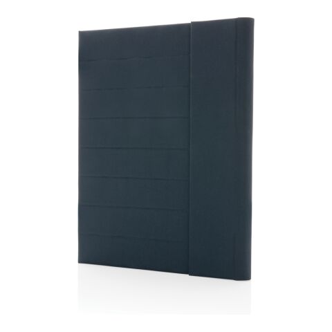 Impact Aware™ A4 Portfolio mit Magnetverschluss marineblau | ohne Werbeanbringung | Nicht verfügbar | Nicht verfügbar