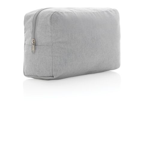 Impact Aware™ 285g/m² Kosmetiktasche aus ungefärbtem Canvas grau | ohne Werbeanbringung | Nicht verfügbar | Nicht verfügbar | Nicht verfügbar