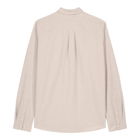 POD Stanley&amp;Stella - Stanley Oxford Shirt beige | L | DTF Linke Brust
