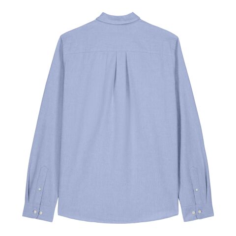 POD Stanley&amp;Stella - Stanley Oxford Shirt blau | 3XL | DTF Linke Brust