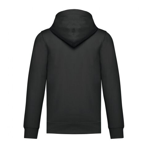 Recycled Vegan Unisex Zip-Hoodie anthrazit | XL | ohne Werbeanbringung