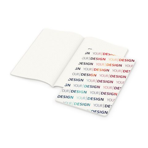 Notizbuch Copy-Book RECYCLING Naturkarton-Softcover individuell bedruckt DIN A4 | ohne Werbeanbringung | Punktraster