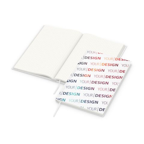 Notizbuch Note-Book RECYCLING Ecken spitz Papier-Hardcover individuell bedruckt 4C-Quality | recyceltes Naturpapier | Punktraster