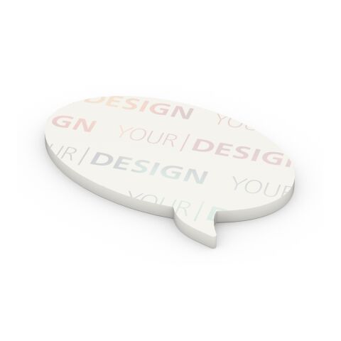 Haftnotizblock Form 100 × 72 mm RECYCLING formgestanzt 95 × 65 mm | ohne Werbeanbringung | Sprechblase