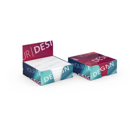 Haftnotiz-Box Pop-Up-Box Haftnotizblöcke weiß Karton-Box individuell bedruckt 4C-Quality | 4C-Quality | 250.0 | individuell