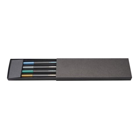 STABILO Pen 68 metallic 4er-Set Fasermaler ohne Werbeanbringung