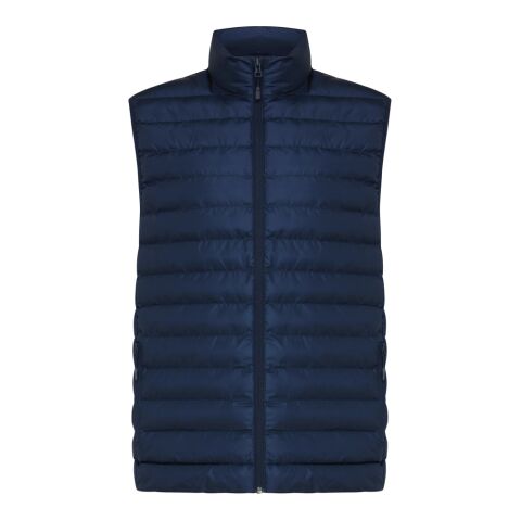 IQONIQ Meru Herren Bodywarmer aus recyceltem Polyester navy blau | XXL | ohne Werbeanbringung | Nicht verfügbar | Nicht verfügbar | Nicht verfügbar