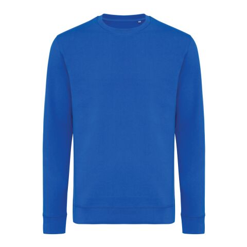 Iqoniq Zion Rundhals-Sweater aus recycelter Baumwolle Königsblau | L | ohne Werbeanbringung | Nicht verfügbar | Nicht verfügbar | Nicht verfügbar