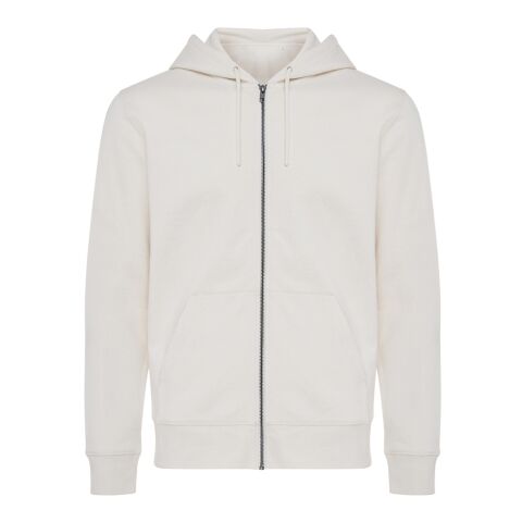 Iqoniq Abisko Zip-Kapuzenpullover aus recycelter Baumwolle naturbelassen roh | L | ohne Werbeanbringung | Nicht verfügbar | Nicht verfügbar | Nicht verfügbar