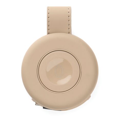 VINGA Baltimore 2-in-1 kabelloser 15W RCS Travel Charger greige | ohne Werbeanbringung | Nicht verfügbar | Nicht verfügbar