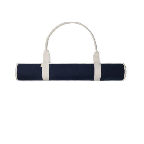 VINGA Volonne AWARE™ Strandmatte aus recyceltem Canvas blau-off white | ohne Werbeanbringung | Nicht verfügbar | Nicht verfügbar | Nicht verfügbar