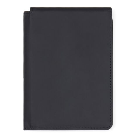 VINGA Baltimore RCS recycelte Polyester-RFID-Reisepasshülle schwarz | ohne Werbeanbringung | Nicht verfügbar | Nicht verfügbar