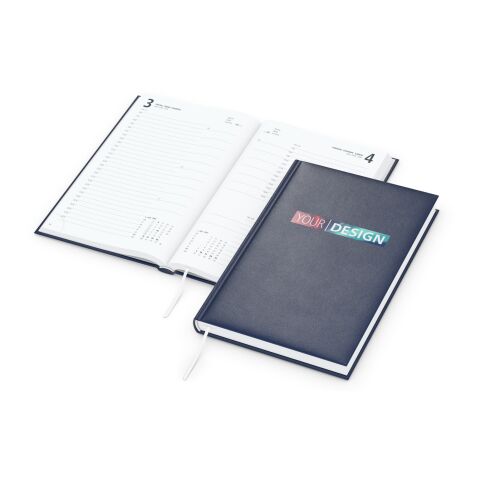 Tageskalender Advance EXPRESS Mo.–So. je 1 Seite Kunstleder-Hardcover Dunkelblau | DIN A5 | ohne Werbeanbringung