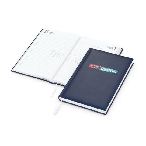 Tageskalender Image EXPRESS Mo.–Fr. je 1 Seite 352 Seiten Kunstleder-Hardcover Dunkelblau | DIN A5 | ohne Werbeanbringung