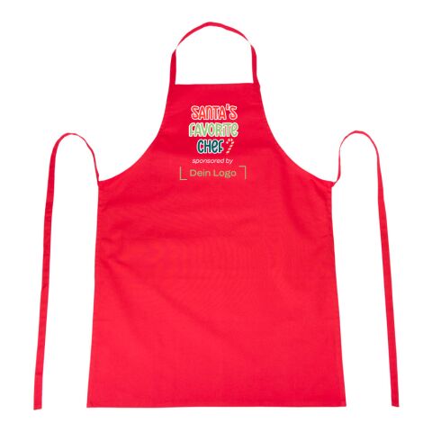 *Christmas* Baumwollschürze Rot | Santa´s Chef | 4C DTF Transfer