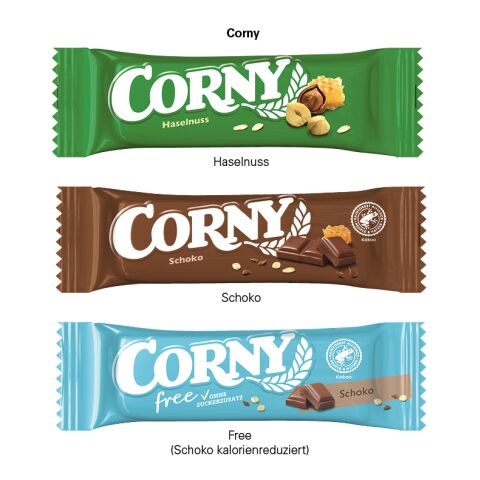 Corny Müsliriegel ohne Werbeanbringung | 1 Corny Müsliriegel Nussig