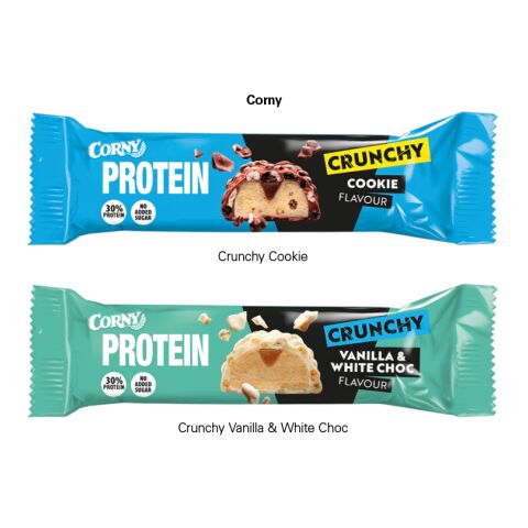 Fußball-Design Corny Proteinriegel Crunchy 4c Euroskala | Vanilla &amp; White Choc