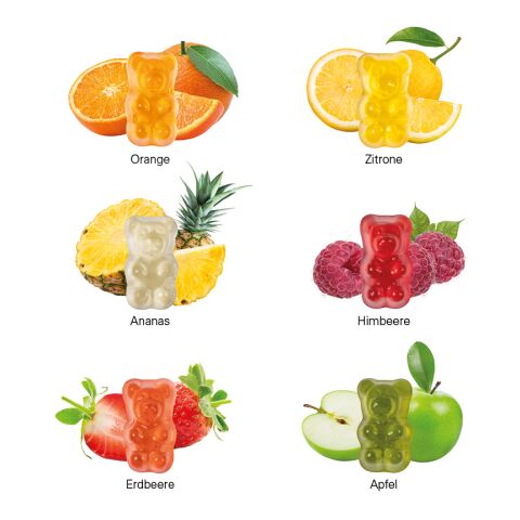 Express Minitüte Gummibärchen weiß | ohne Werbeanbringung