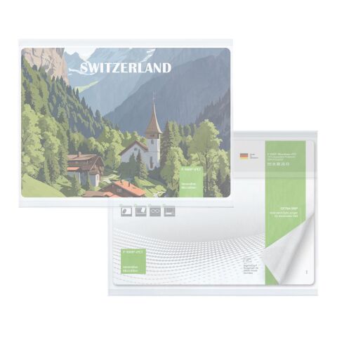 rPET GripCleaner® 4in1 Mousepad mit Standard-Einlegekarte, All-Inclusive-Paket ohne Werbeanbringung | 21 x 15 cm