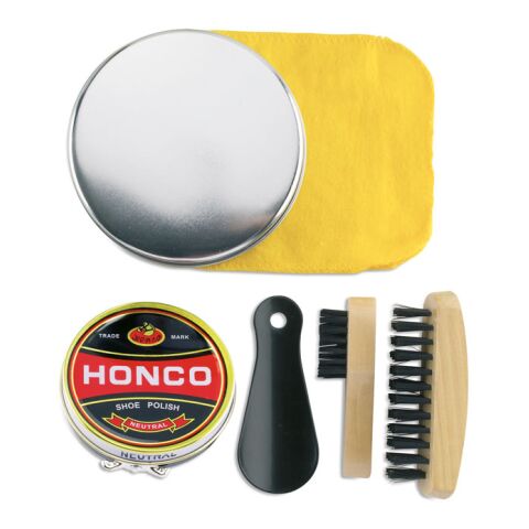 Schuhputz-Set 5-teilig mattsilber | ohne Werbeanbringung | Nicht verfügbar | Nicht verfügbar | Nicht verfügbar
