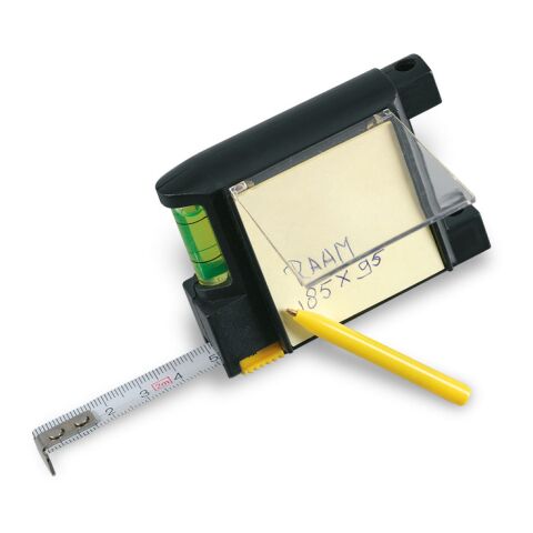 Rollbandmaß mit Zubehör schwarz | ohne Werbeanbringung | Nicht verfügbar | Nicht verfügbar