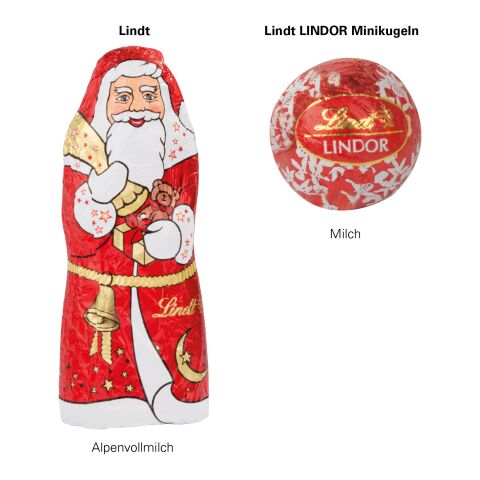 Lindt Weihnachtsriegel ohne Werbeanbringung