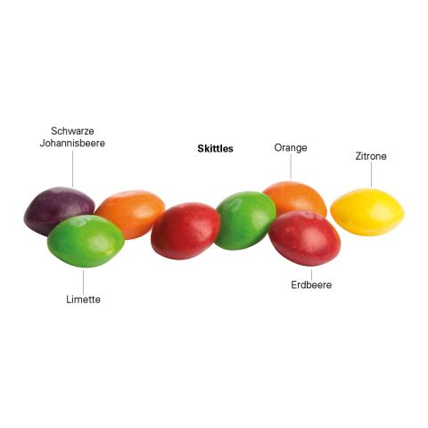 Minitüte 10 g Skittles Kaubonbons ohne Werbeanbringung | Kompostierbare Folie
