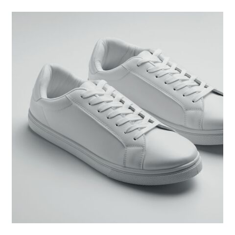 Turnschuhe aus PU Gr. 42 weiß | ohne Werbeanbringung | Nicht verfügbar | Nicht verfügbar | Nicht verfügbar