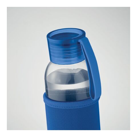 Flasche recyceltes Glas 500 ml königsblau