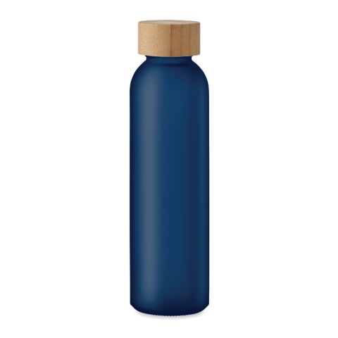 Glasflasche 500 ml gefrostet Blau | ohne Werbeanbringung | Nicht verfügbar | Nicht verfügbar | Nicht verfügbar