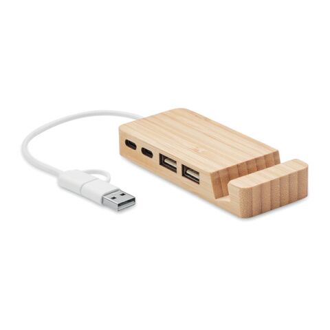 4 Port USB Hub holzfarben | ohne Werbeanbringung | Nicht verfügbar | Nicht verfügbar | Nicht verfügbar