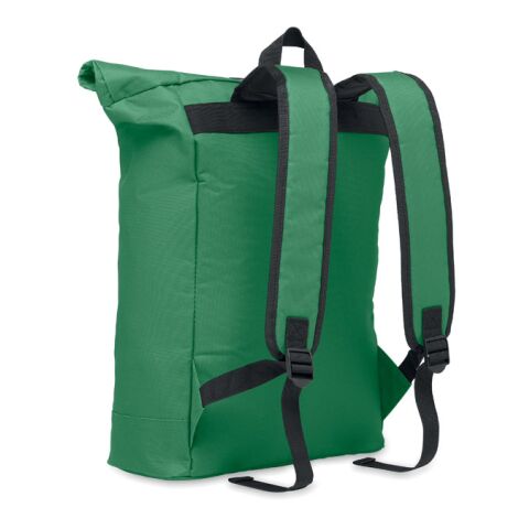 Rolltop-Rucksack 600D dunkelgrün | ohne Werbeanbringung | Nicht verfügbar | Nicht verfügbar | Nicht verfügbar