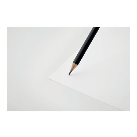 Bleistift mit Radiergummi schwarz | ohne Werbeanbringung | Nicht verfügbar | Nicht verfügbar