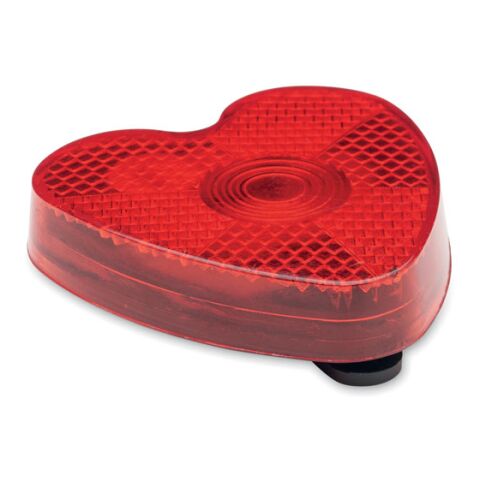 Herzförmiges Reflektorlicht rot | ohne Werbeanbringung | Nicht verfügbar | Nicht verfügbar