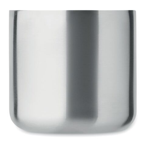 Doppelwandiger Becher 350 ml mattsilber | ohne Werbeanbringung | Nicht verfügbar | Nicht verfügbar | Nicht verfügbar