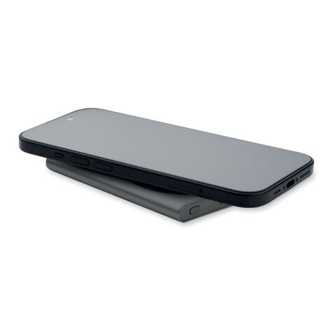 Powerbank mit Ladestation 15W titan | ohne Werbeanbringung | Nicht verfügbar | Nicht verfügbar | Nicht verfügbar