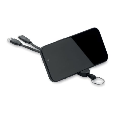 Schlüsselring mit 60W Kabel schwarz | ohne Werbeanbringung | Nicht verfügbar | Nicht verfügbar | Nicht verfügbar