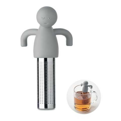 Tee-Ei Edelstahl/Silikon grau | ohne Werbeanbringung | Nicht verfügbar | Nicht verfügbar