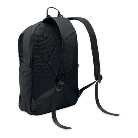 15&quot; Laptop-Rucksack PU schwarz | ohne Werbeanbringung | Nicht verfügbar | Nicht verfügbar