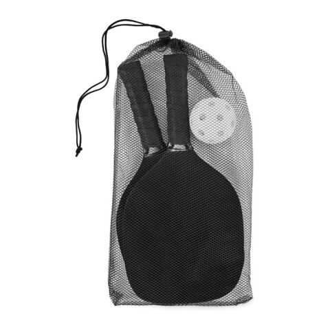 Pickleball-Ballspiel schwarz | ohne Werbeanbringung | Nicht verfügbar | Nicht verfügbar | Nicht verfügbar