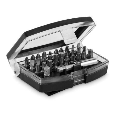 Schraubendreher-Bit-Set schwarz | ohne Werbeanbringung | Nicht verfügbar | Nicht verfügbar | Nicht verfügbar