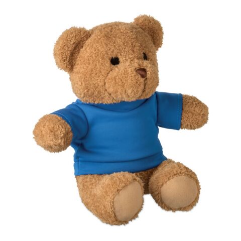 Teddybär mit T-Shirt 23cm blau | ohne Werbeanbringung | Nicht verfügbar | Nicht verfügbar | Nicht verfügbar