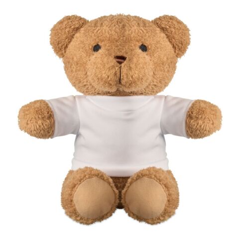 Teddybär mit T-Shirt 23cm weiß | ohne Werbeanbringung | Nicht verfügbar | Nicht verfügbar | Nicht verfügbar
