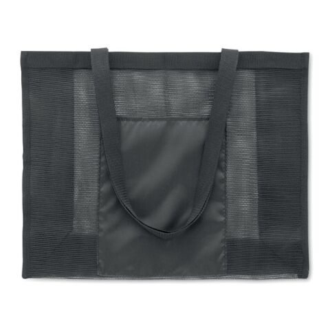 RPET-Mesh-Einkaufstasche schwarz | ohne Werbeanbringung | Nicht verfügbar | Nicht verfügbar | Nicht verfügbar